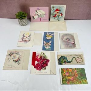Vintage Greeting Cards Lot Made In USA